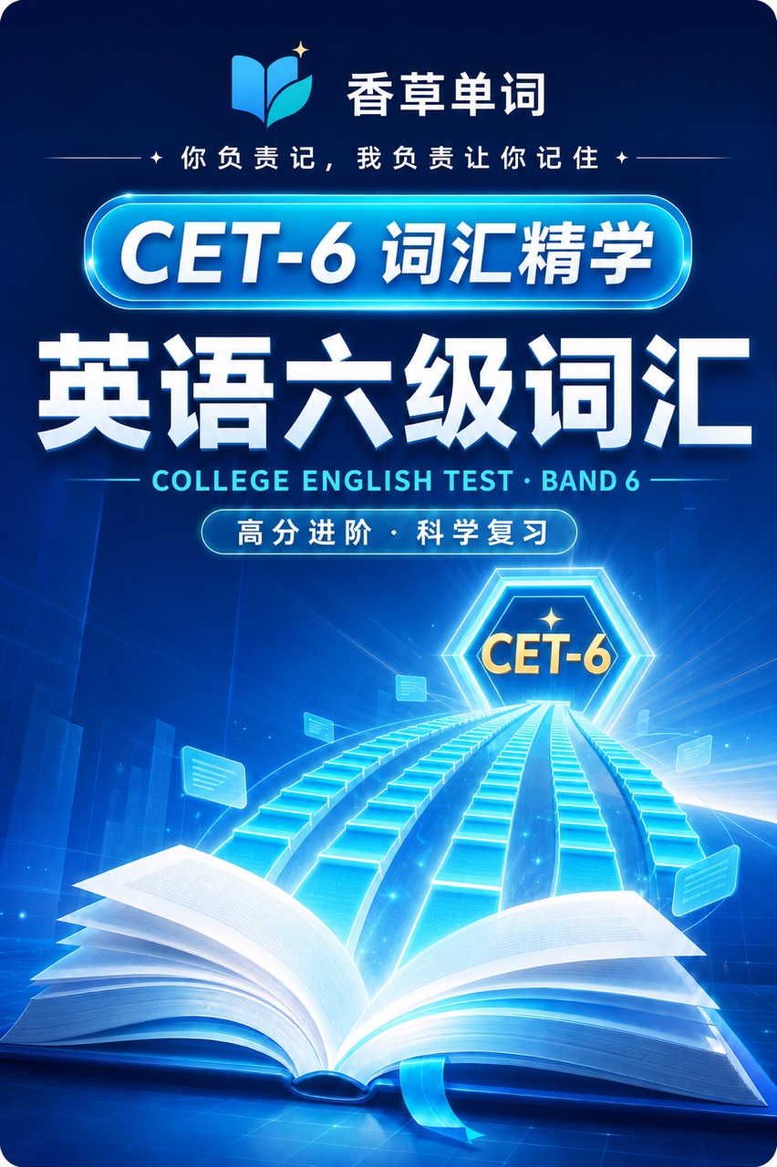 英语六级词汇 词书封面