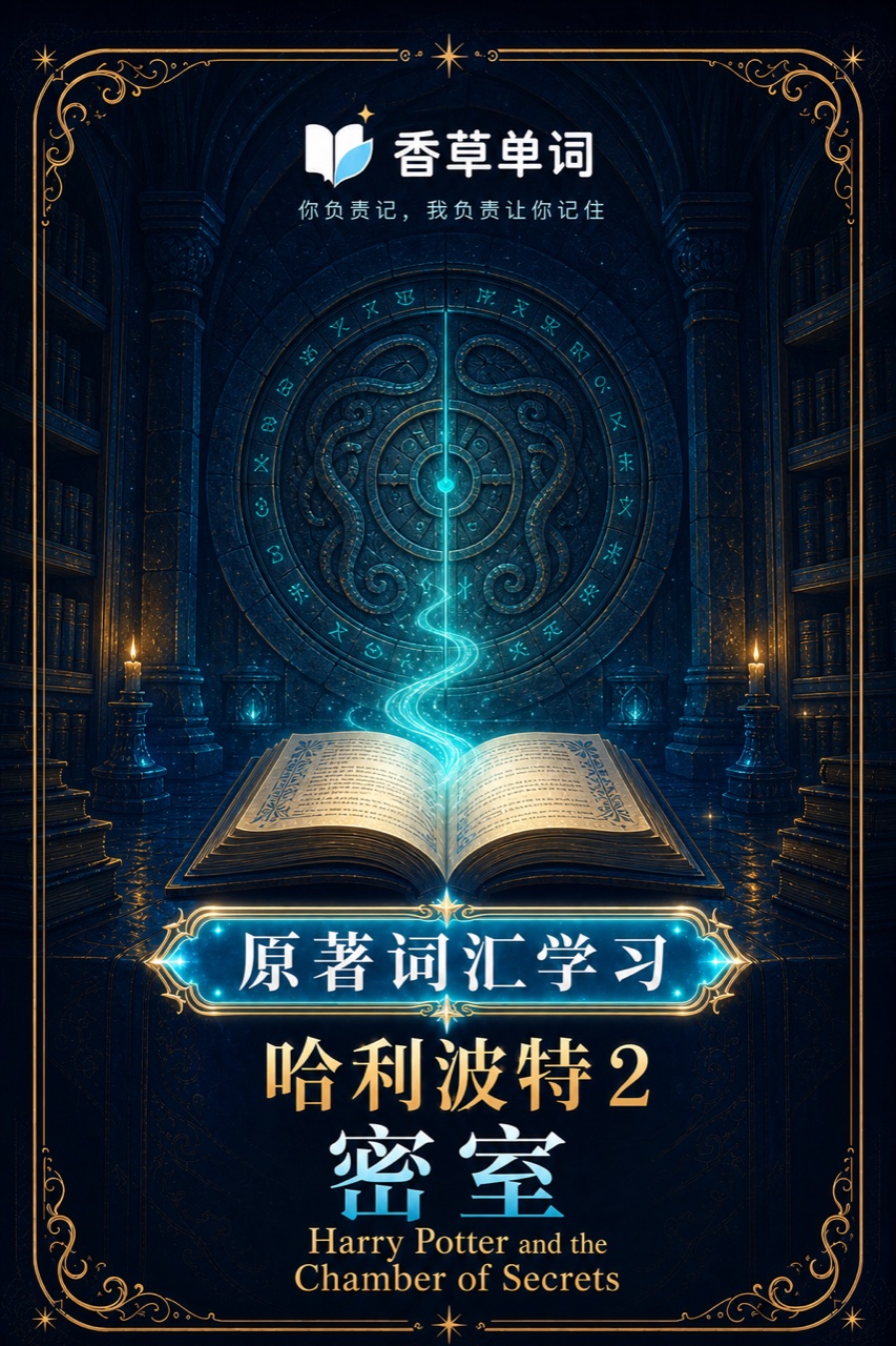 哈利波特2·密室 词书封面