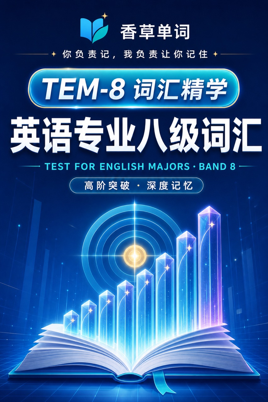 英语专业八级词汇 词书封面