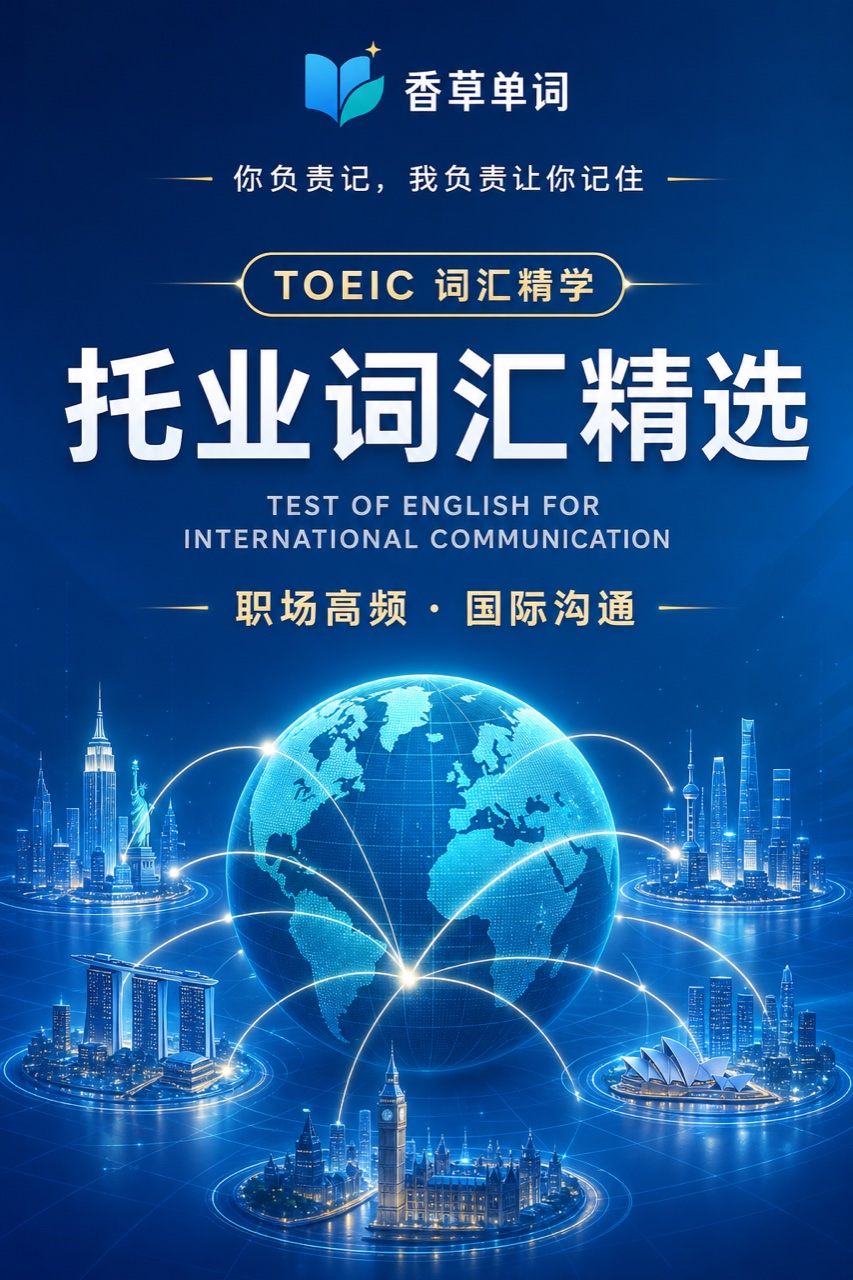 托业词汇精选 词书封面